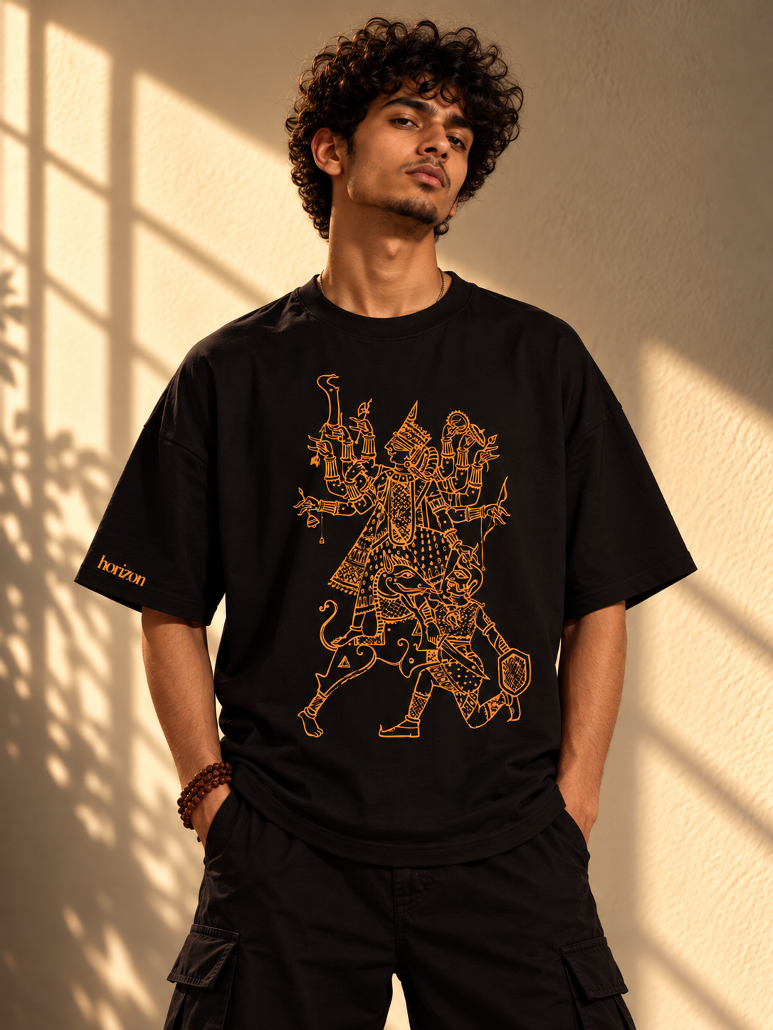 Mahishasura Mardini — Durga Oversized T-Shirt