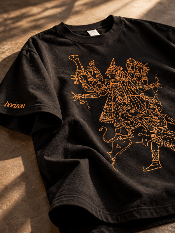 Mahishasura Mardini — Durga Oversized T-Shirt