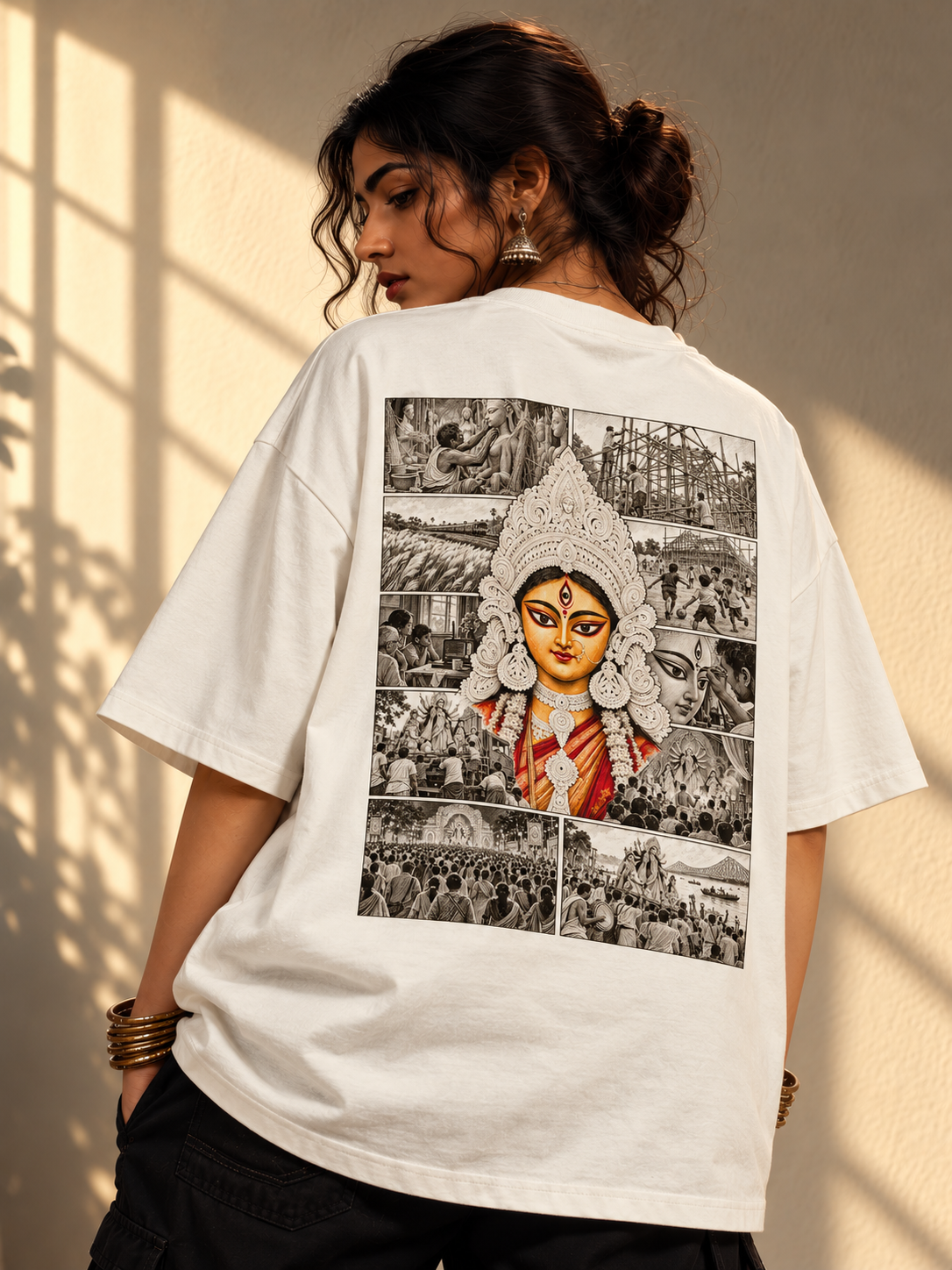 Pujo Chronicles - Oversized T-Shirt