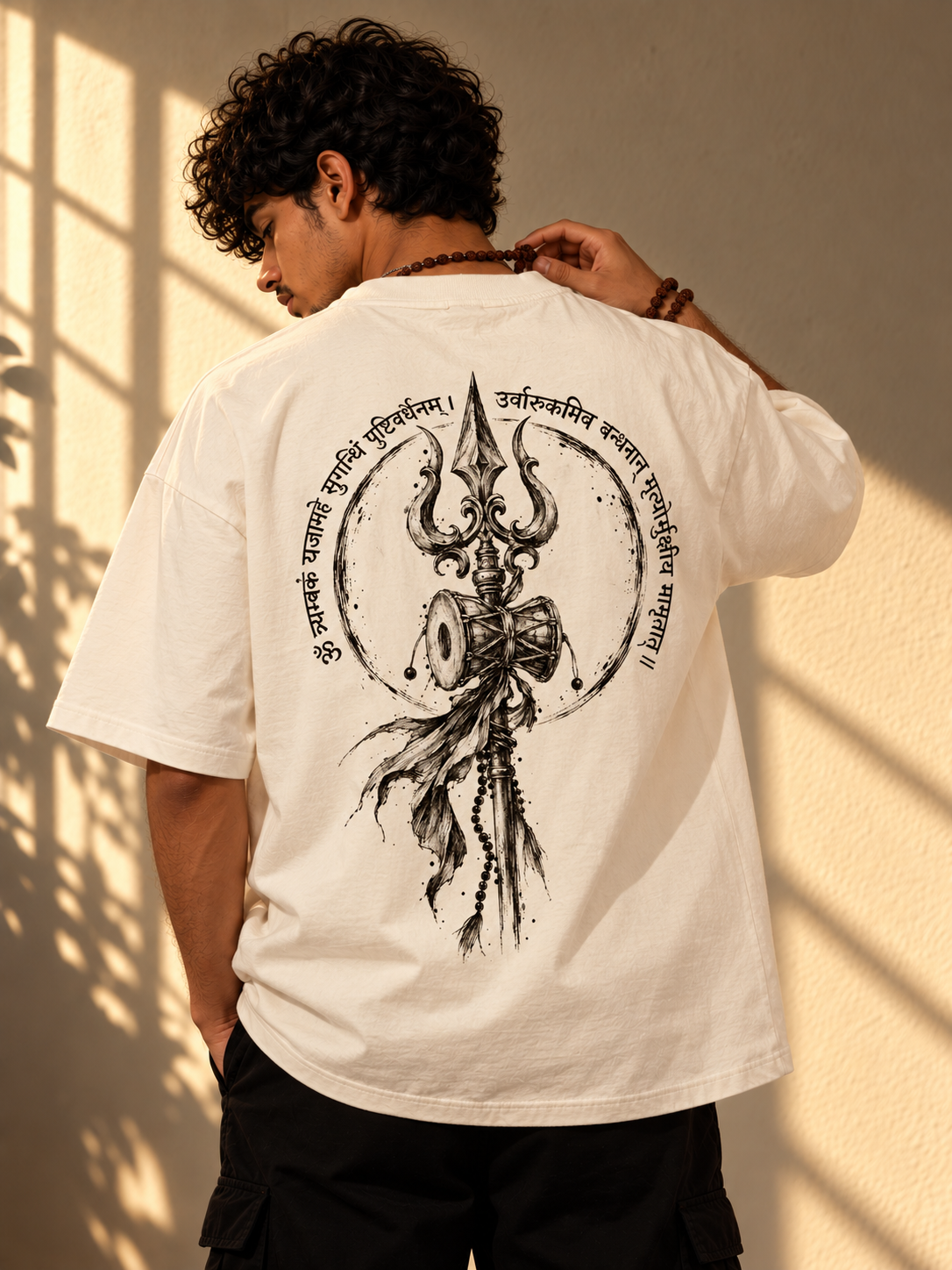 Maha Mrityunjaya - Sacred Mantra Oversized T-Shirt