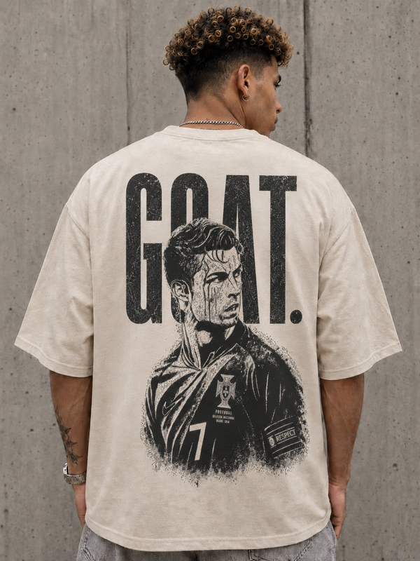 Portugal Ronaldo-GOAT Oversized T-Shirt