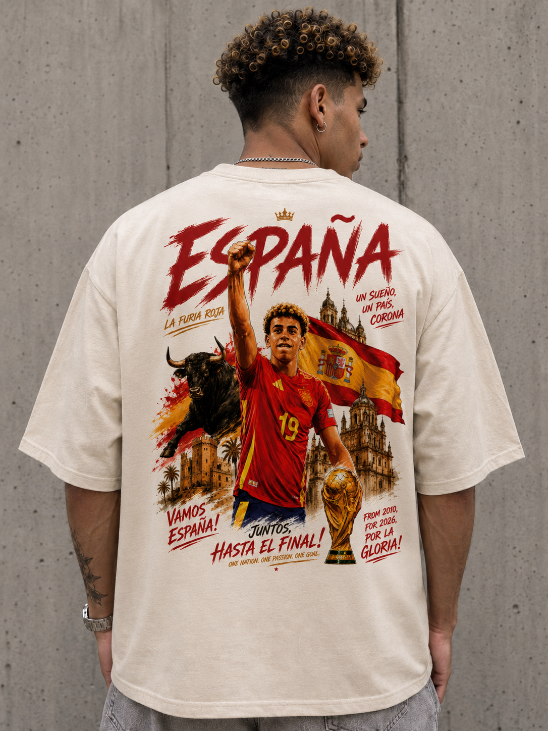 Spain Hasta El Final Oversized T-Shirt