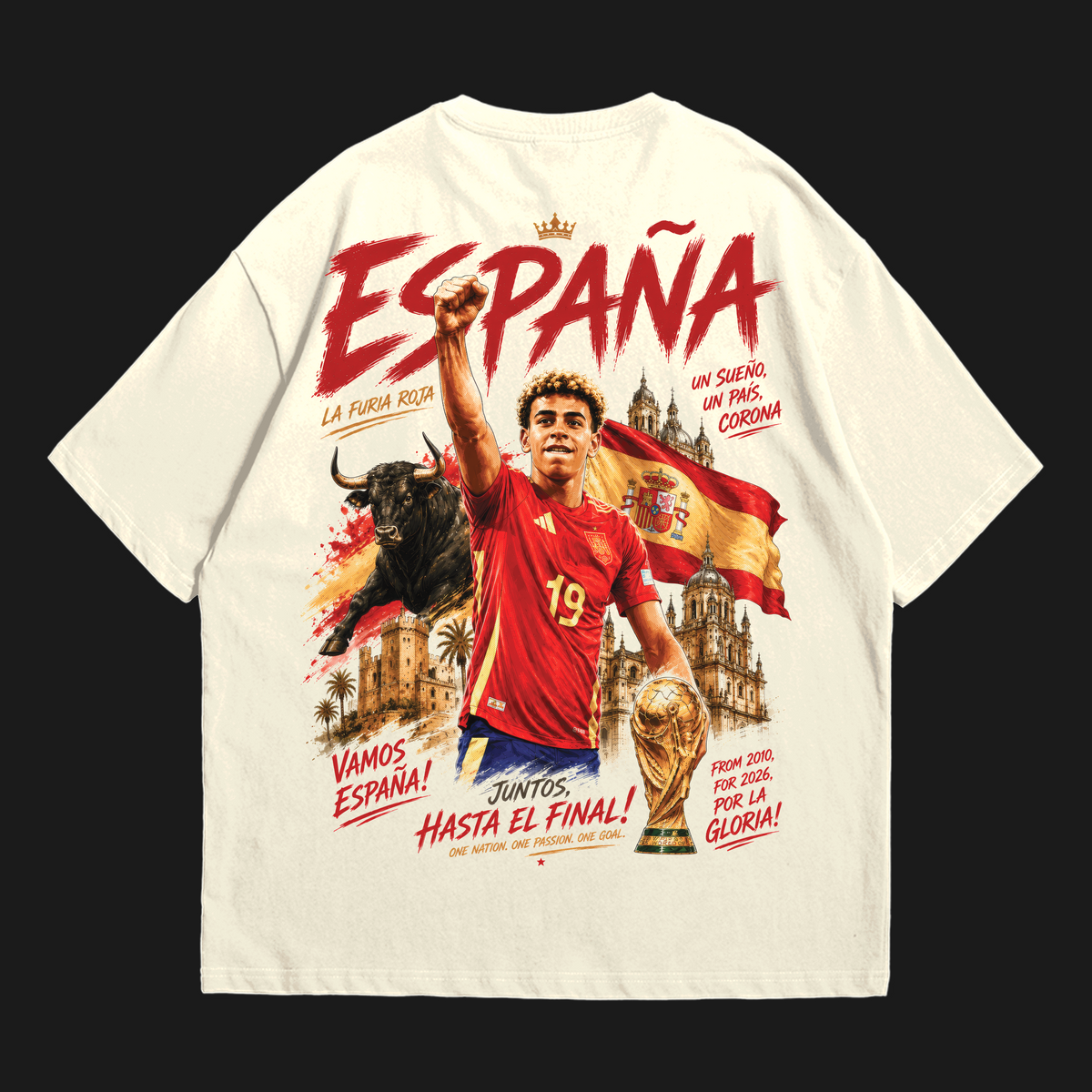 Spain Hasta El Final Oversized T-Shirt