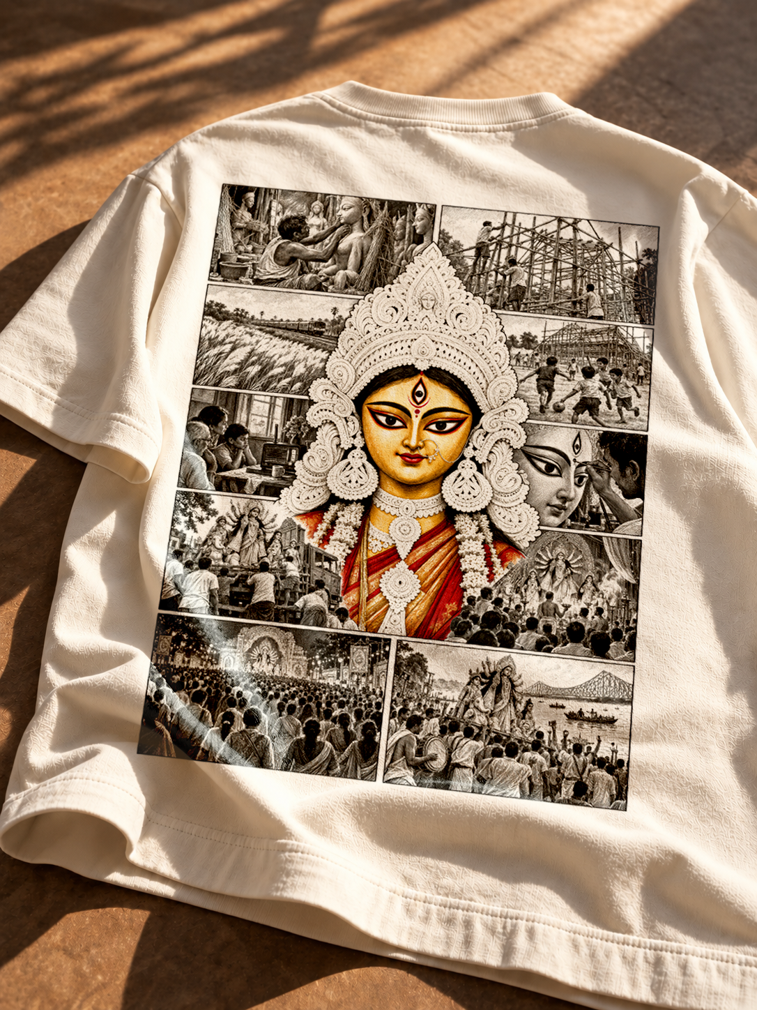 Pujo Chronicles - Oversized T-Shirt